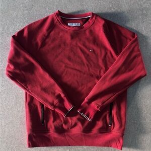 Men's Red Tommy Hilfiger Sweater Size:S